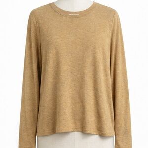 Stylish DKNY black pullover sweatshirt featuring a bold sequin logo